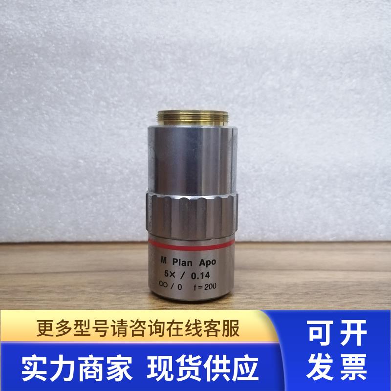 小胖 Mitutoyo/三丰M Plan Apo 5X/0.14显微镜物镜镜片完好