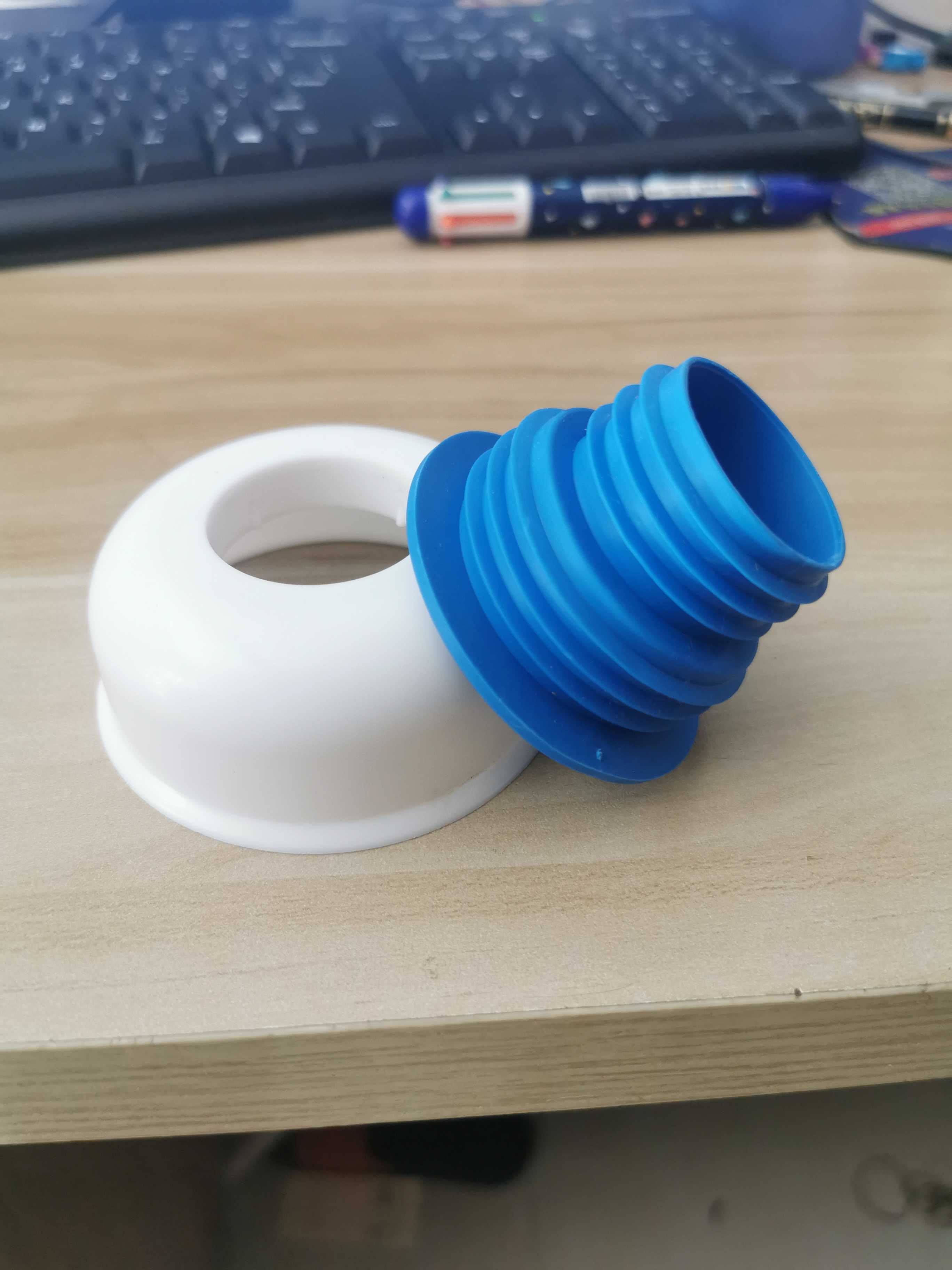 50防臭塞装饰盖洗手盆防臭器厨房下水道防臭盖硅胶密封圈75排水管