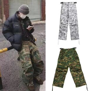 高品质FAR ARCHIVE多口袋美式迷彩cargo工装裤战术机能伞兵裤男潮