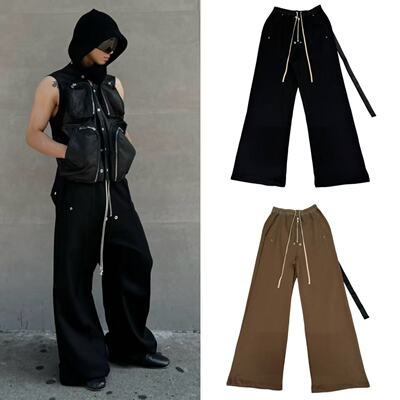 原标Ro风格暗黑工装阔腿休闲裤