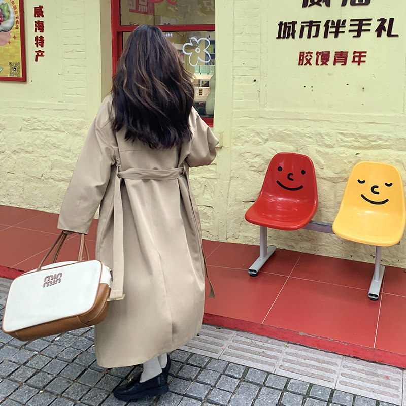 【现货】新款图撞色长款风衣外套301A-8983-P165-K238,女装风衣,2C301