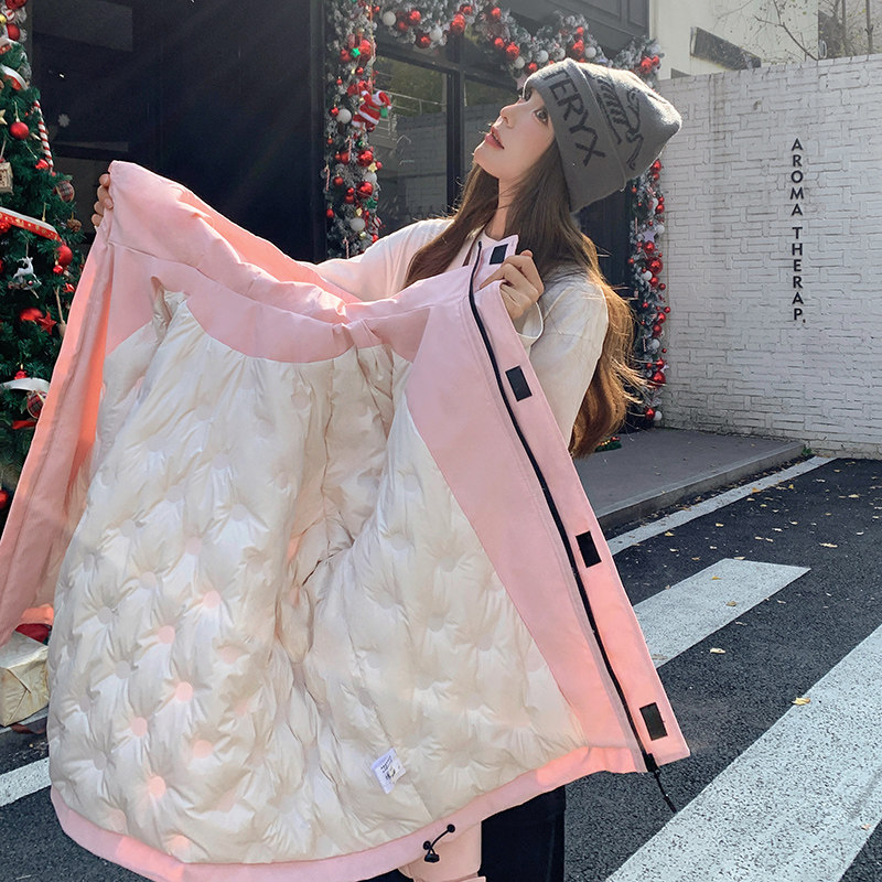 【现货】图新款韩系休闲冲锋衣羽绒服301A-8608-P265-K398,女装羽绒服,2C301