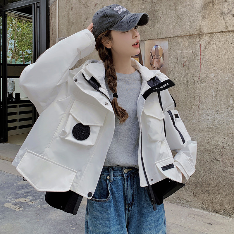 【现货】数据好假两件冲锋衣外套301A-8582-P165-K238,女装短外套,2C301