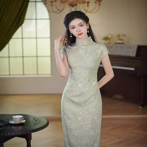 二小姐旗袍｜秋冬新款国风女装中式复古修身旗袍S-3XL2024年