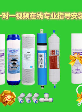 适用于朗泰净水器滤芯五级全套反渗透纯水机10寸PP活性炭RO膜
