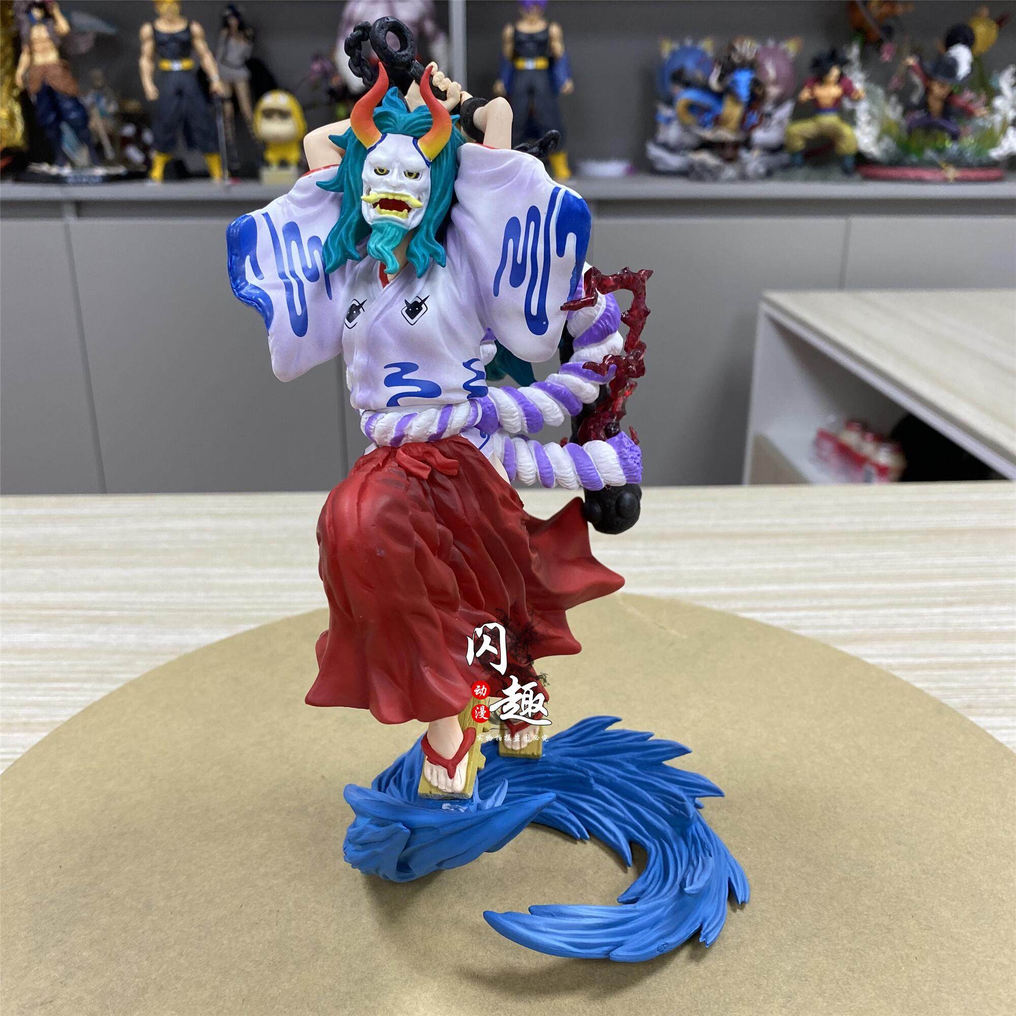 海贼王 和之国 面具 大和 雷鸣八卦 超激战 战斗 手办 模型摆件