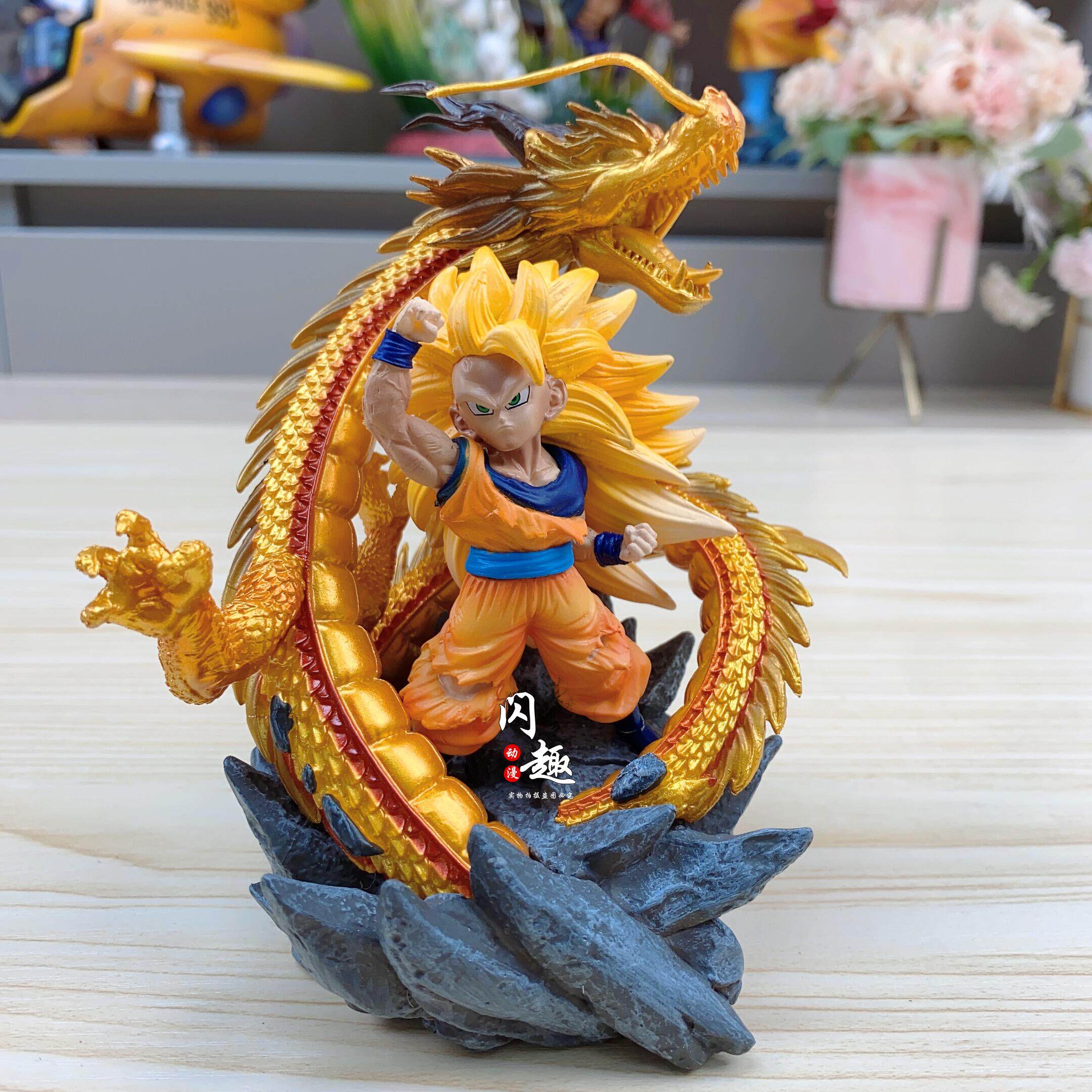 七龙珠  第一弹 龙拳 超三悟空 gk 手办 动漫模型摆件周边雕像