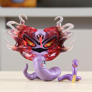 精灵宠物动漫周边摆件阿伯XO蛇阿BK柏怪模型手办阿波大怪进化组