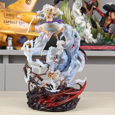 GK尼卡路飞手办五档果实觉醒太阳神带底座动漫公仔摆件模型