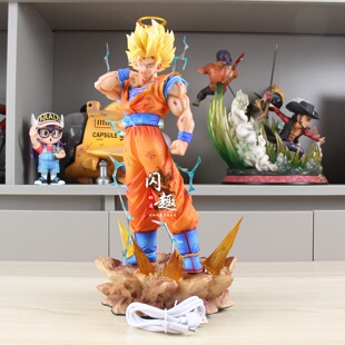 七龙珠 雕像哥无限超二悟空豪华版带场景地台手办模型摆件礼物