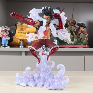 海贼草帽团 JT雕像哥四档蛇人路飞手办动漫模型摆件生日礼物