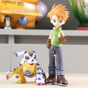 数码暴龙宝贝初代人物图鉴共鸣系列 石田大和加布兽手办动漫模型