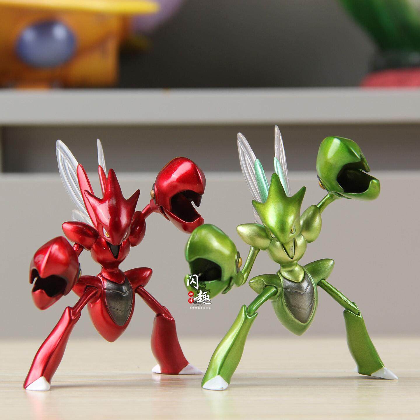 口袋神奇小精灵模型摆件巨钳OG螳螂手办公仔飞天肥螳螂潮玩模型