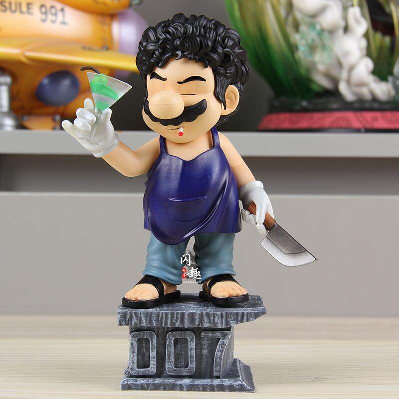 周星星电影 国产凌凌漆 马里大奥007 水管工 潮玩手办摆件礼物