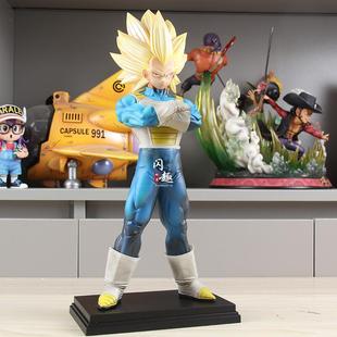七龙珠动漫桌搭摆件VF超三贝吉塔特兰克斯超级赛亚人手办模型