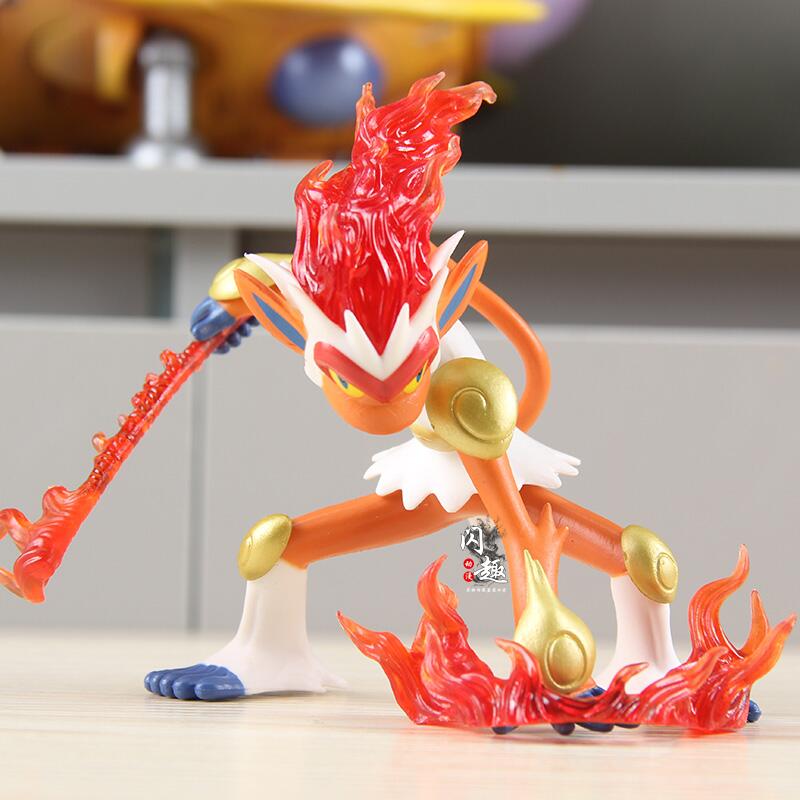 憨憨烈焰猴宝可梦图手办