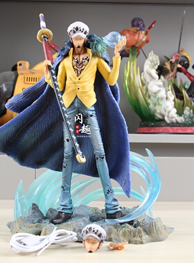 海贼草帽团AS罗特拉法尔加.罗手办二次元潮玩礼物动漫模型摆件