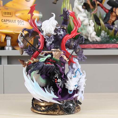 草帽团 LX 索隆 地狱之王阎魔 手办 模型雕像 男生礼物潮玩摆件