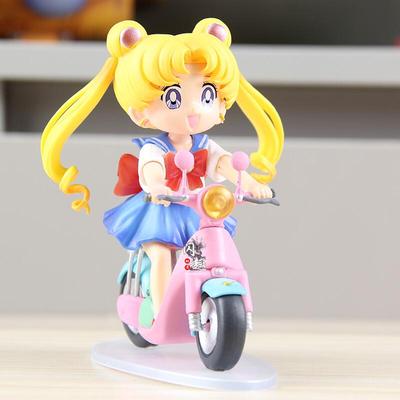 美少女大战士动漫周边摆件森林兔小摩托月野兔Q版GK手办二次元