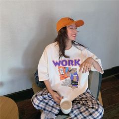 Real shooting summer Korean loose short sleeve T-shirt