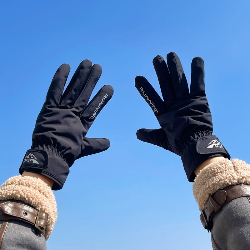 户外骑车秋冬保暖加厚手套