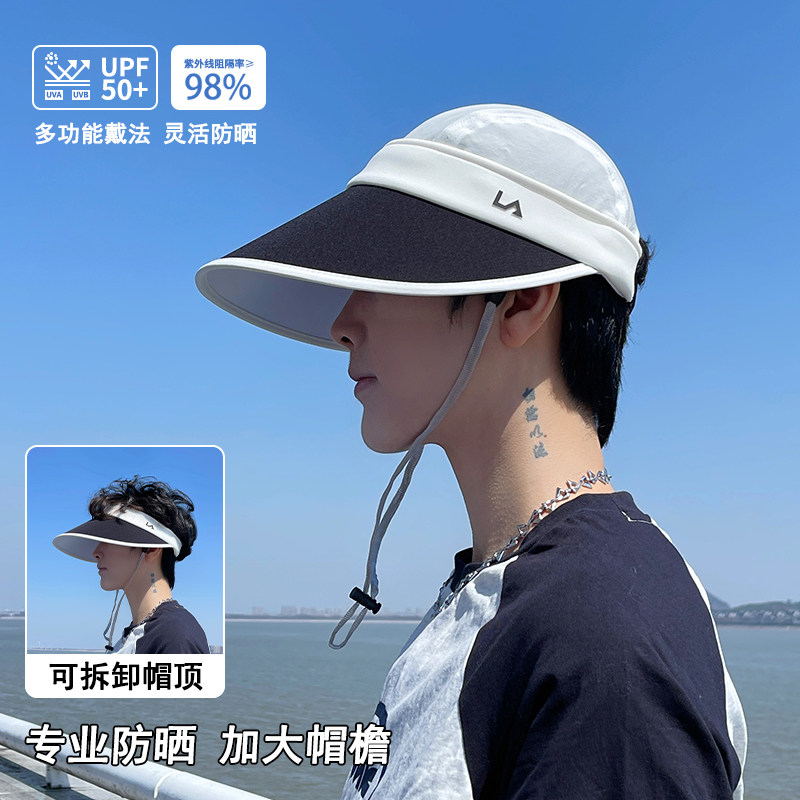 夏季户外防晒骑行钓鱼空顶遮阳帽图片