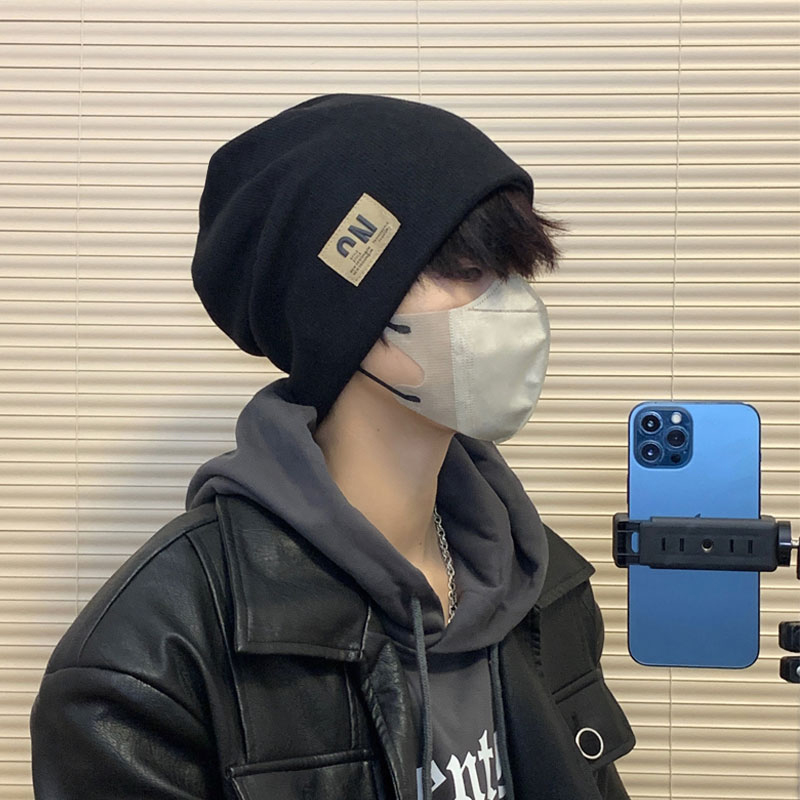 秋冬护耳保暖冷帽堆堆帽子包头帽