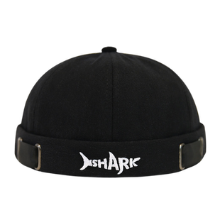 春夏季无檐雅痞个性水手帽子男潮牌贝雷帽复古嘻哈瓜皮帽地主帽男