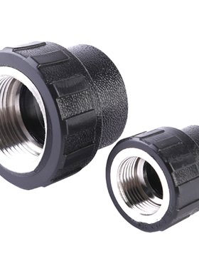 PE内牙直接内丝直接pe水管配件内螺纹铜接头S20*1/2F-S110*4F承插