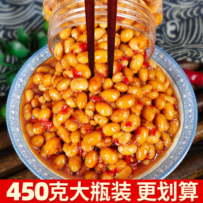 湖南特产农家自制正宗450g酱豆子