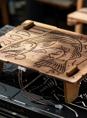 一条作对的鱼！作对快装桌板木工所户外野餐露营桌子一单元