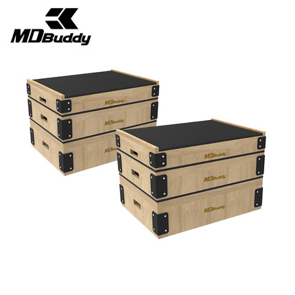 MDBuddy箱式杠铃举重台杠铃的放置及辅助训练硬拉和负重深蹲健身