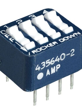5435640-2 开关 《 SWITCH ROCKER DIP SPST 60MA 5V    》