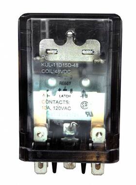 KUL-11D15D-48 继电器 《 RELAY GEN PURPOSE DPDT 10A 48V    》