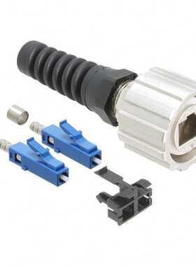 17-300080 连接器 《 CONN FIBER LC PLUG DUPLX    》