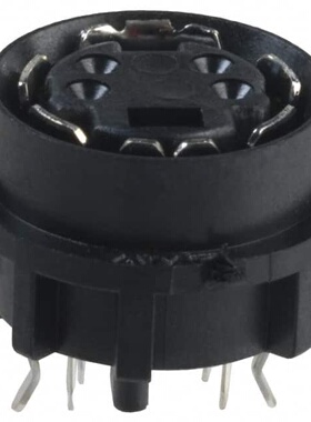750315-2 连接器 《 CONN RCPT FMALE MINI DIN 4P SLDR    》