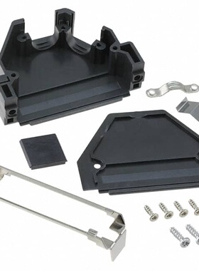 165X16549X 连接器 《 CONN BACKSHELL 50P 45/180DEG BLK    》