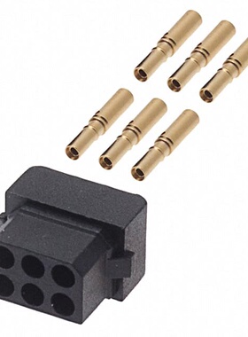M80-7880605 连接器 《 CONN RCPT 6P CRIMP 28-32AWG GOLD    》