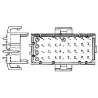 640500-1 连接器 《 CONN HEADER VERT 6POS 4.2MM    》