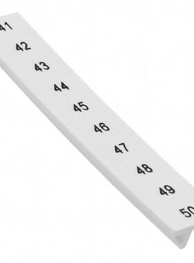 0808626:0041 连接器 《 ZACK STRIP 10-SECTION WHITE    》