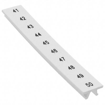 0808626:0041 连接器 《 ZACK STRIP 10-SECTION WHITE    》