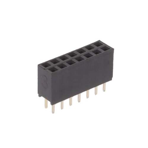 RS2-14-G 连接器 《 RECEPTACLE STRIP 14P 2.54MM PITC    》