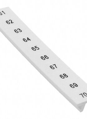 1051029:0061 连接器 《 ZACK STRIP 10-SECTION WHITE    》