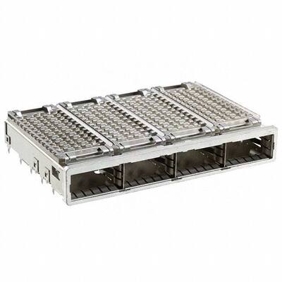 2007625-1 连接器 《 CONN QSFP+ CAGE 1X4 W/HSINK R/A    》