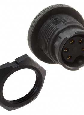EN3P5FPX 连接器 《 CONN RCPT FMALE 5POS GOLD SOLDER    》