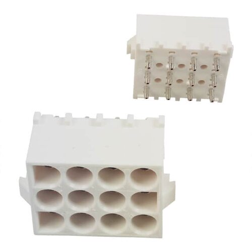 350433-4 连接器 《 CONN HEADER VERT 12POS 6.35MM    》