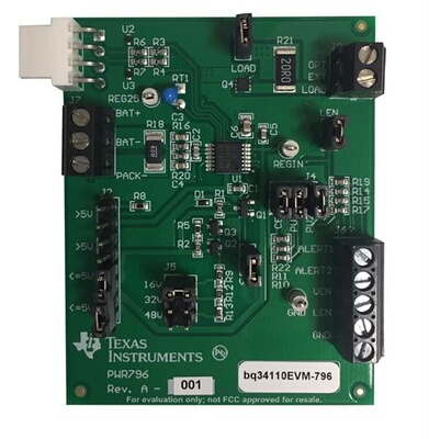 BQ34110EVM-796 开发板 《 EVALUATION MODULE FOR BQ34110    》
