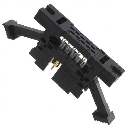 1-111506-6 连接器 《 CONN PLUG 10P IDC 26-28AWG GOLD    》