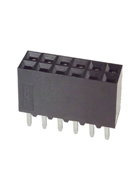 5-534236-6 连接器 《 CONN RCPT 12POS 0.1 GOLD PCB    》