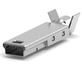 1734205-1 连接器 《 CONN PLG USB2.0 MINI B 5POS SLDR    》